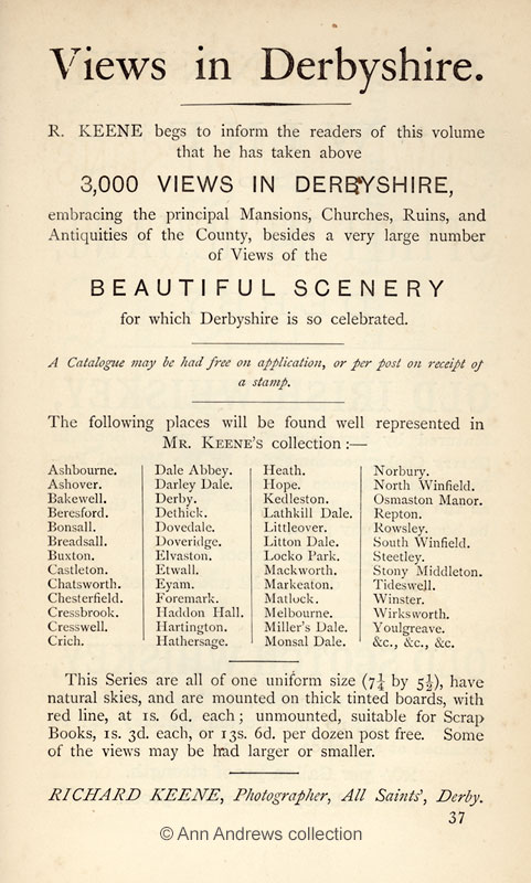 Keene's Advertisement