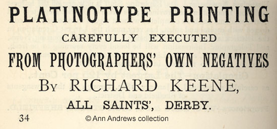 Keene's Advertisement