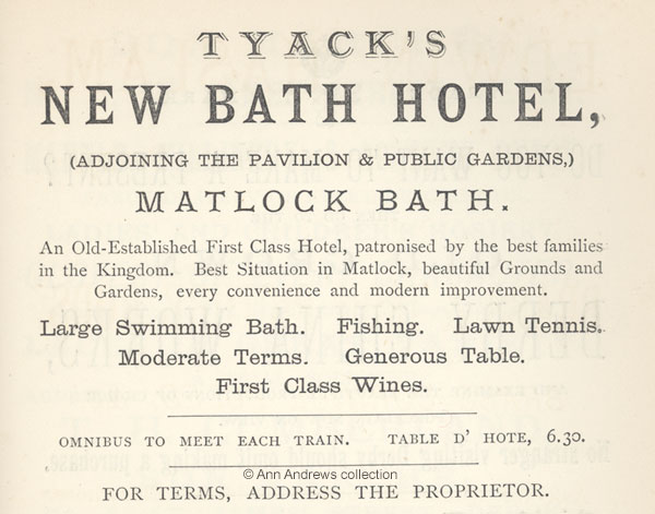Advertisement for Tyack