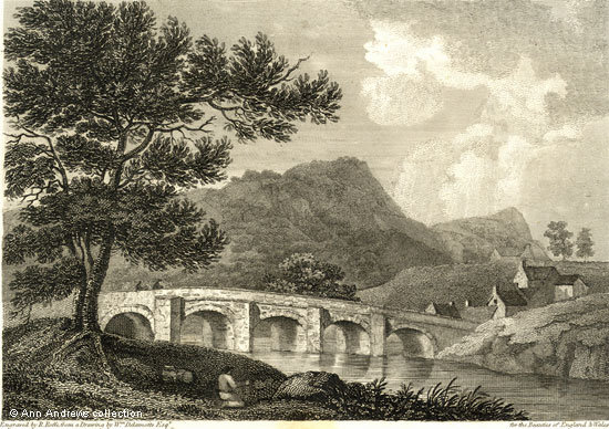 MATLOCK BRIDGE &c. Engraved by R. Roffe from a drawing by Wm. Delamotte Esq.