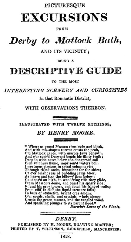 Title-page of Picturesque Excursions
With images drawn and etched by H. Moore
