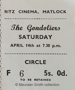 Circle ticket for the final performance