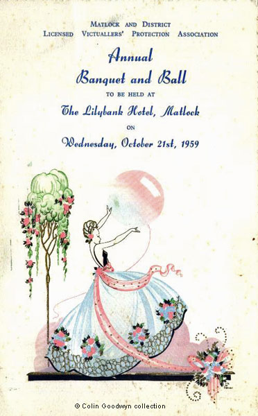 Menu for a Banquet and Ball