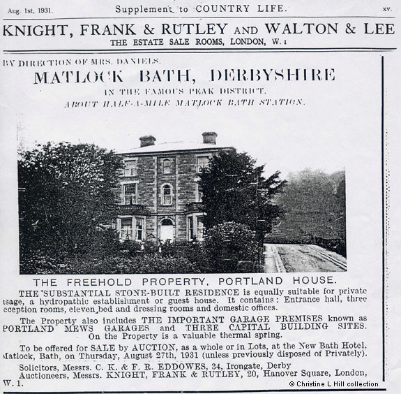 Sale notice 1931