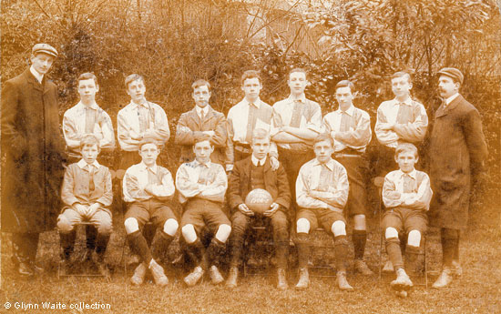 Matlock Bath's first youth football team