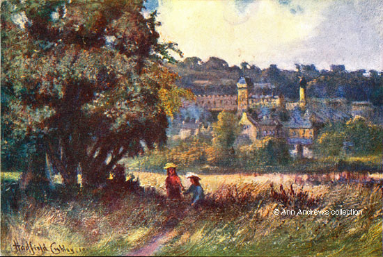 Matlock Bank from the Derwent, 1903