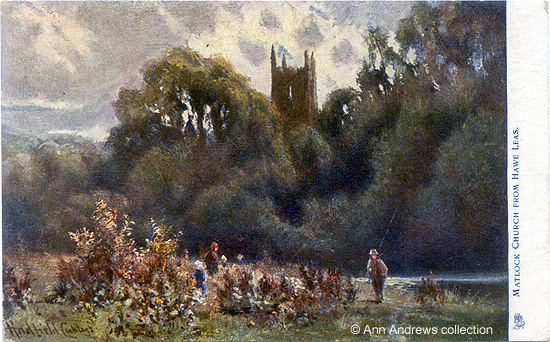 A fisherman enjoying time fishing from Matlock's Hall Leys