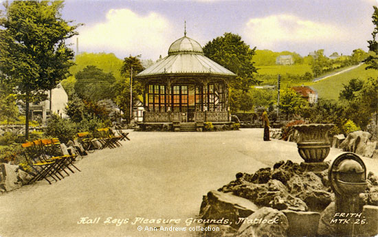 The Bandstand, with screens