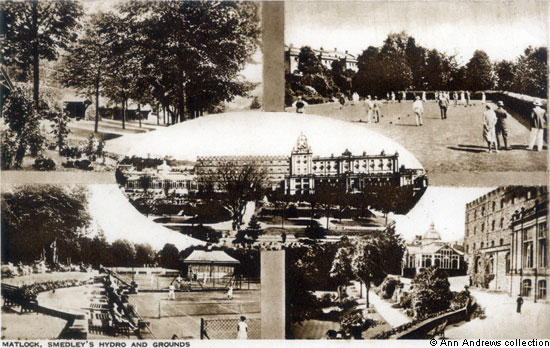 Centenary postcard for Smedley's Hydro
