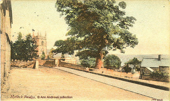 St Giles Church is in Matlock Town, not Matlock Bridge