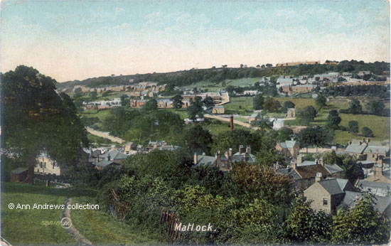 Matlock, a view of the Bank and looking towards Hackney
