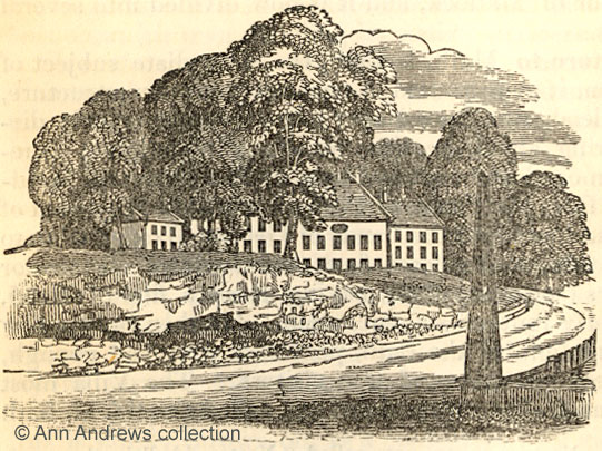 engraving of the Old Bath Hotel