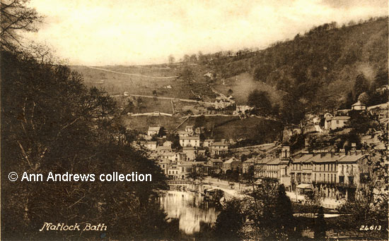 Postcard of Matlock Bath, about 1890