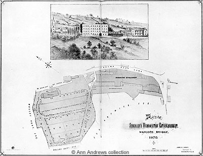 Plan of Smedley's, 1875. See larger images below