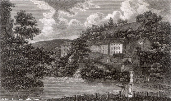 Engraving of The Old Bath Hotel, 1806