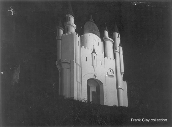 Frank Clay's Castle, one of the set pieces from the 1950's.