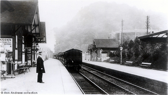 Matlock Bath's Swiss Chalet style station, which was was extended in the 1890's
