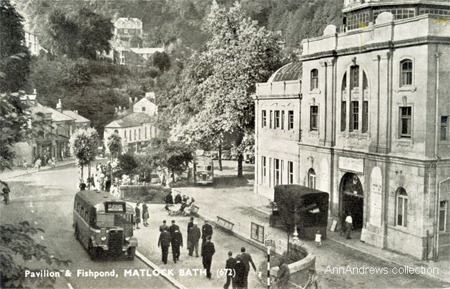 pavilion and a bus