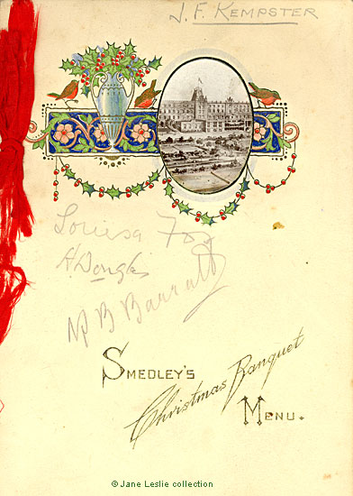 Menu front, slightly cropped