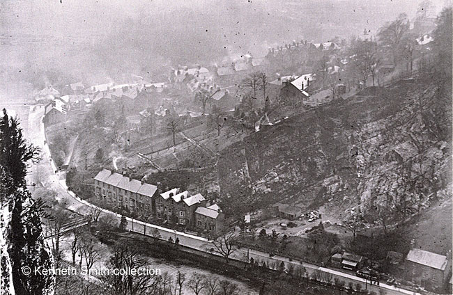 Dale Road from the top of High Tor
