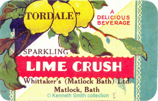 Label for Whittakers Lime Crush
