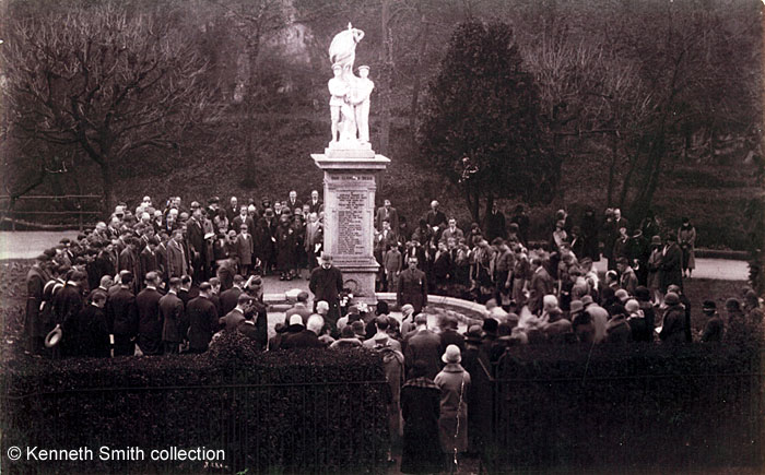 Remembrance Sunday at the War Memorial