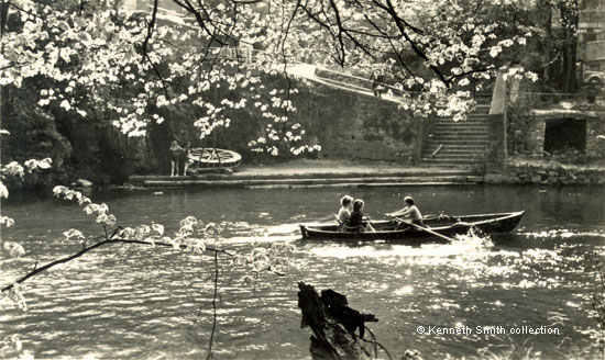 boating on the river
