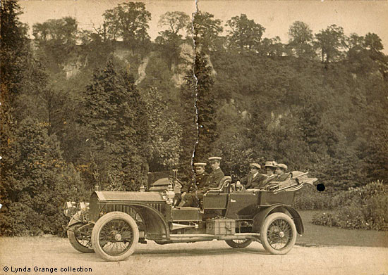 The car was photogrpahed in the grounds of the Royal Hotel