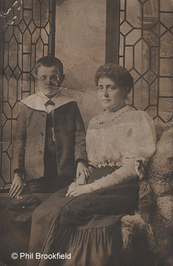 Alice Cook with her son Harold