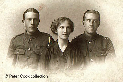 Ellen and George Barker with Billy Moore