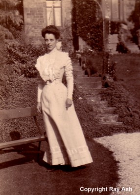 1. Florence Johnson, photographed at The Gables by Mrs. Robert Wildgoose. Image Scan &copy; Ray Ash