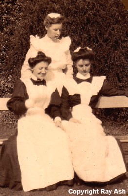 4. Minnie, Selina and Florence, photographed at the Gables by Mrs. Robert Wildgoose. Image Scan ;copy; Ray Ash