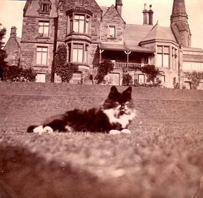 The Gables, Chesterfield Road, Matlock, the home of Mrs. Marian Wildgoose for many years from 1891. From her photgraph album. Image Scan © Ray Ash