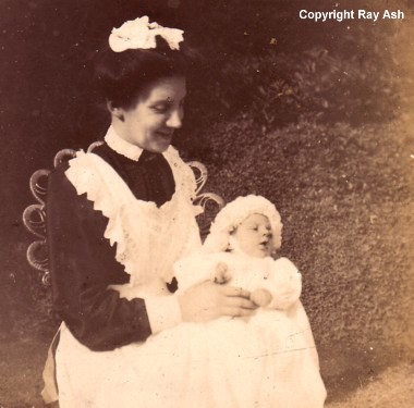5. Selina and Baby Roddis, photographed at The Gables by Mrs. Robert Wildgoose. Image Scan &copy; Ray Ash