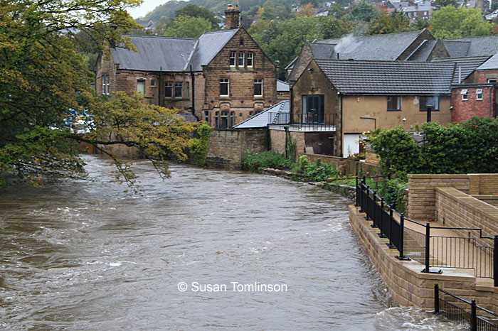 swollen river Derwent