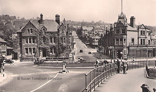 Crown Square, with cyclists