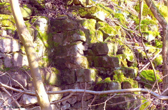 Remains of a stone wall