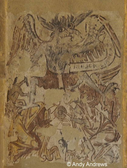 ancient wall painting found in 1857