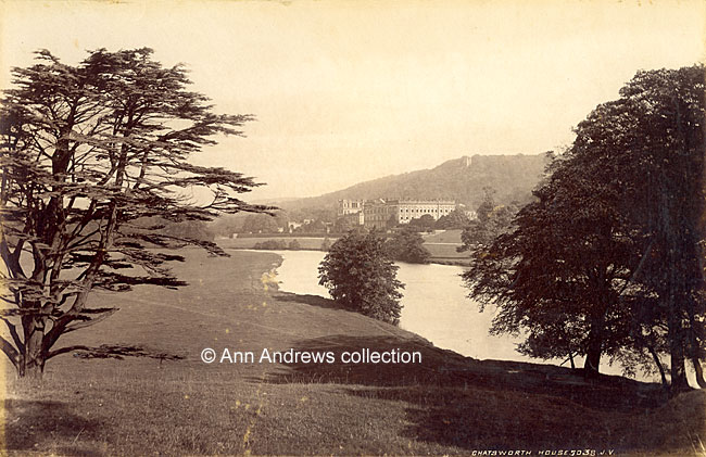 Chatsworth House, 1887 photograph