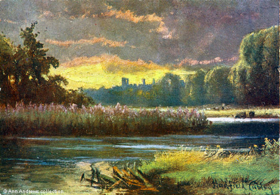 The River Wye and Haddon Hall