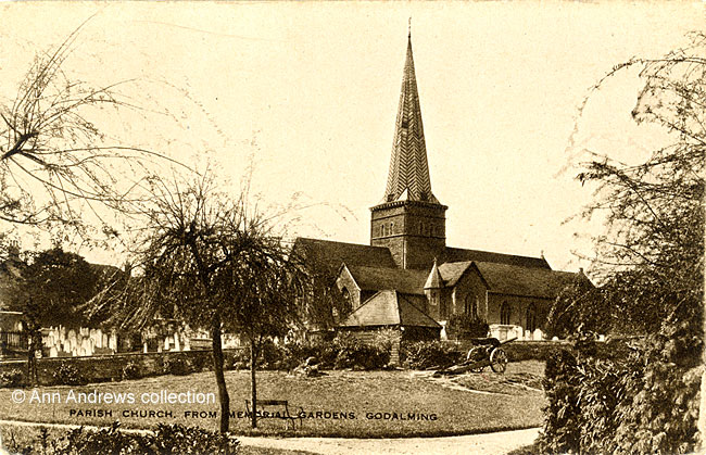 From the memorial gardens