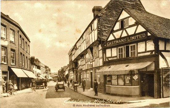 The former Eastman's butchery on Godalming High Street