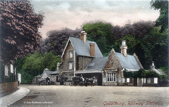 Godalming's Railway Station wasn't very different 100 years ago