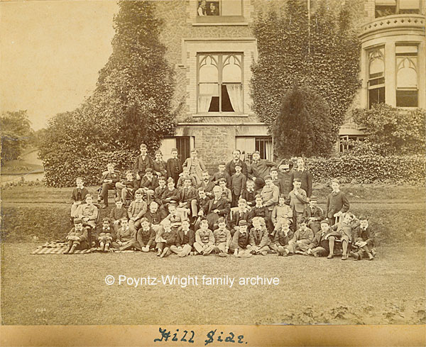 Hillside, 1879 - the house, pupils and staff
