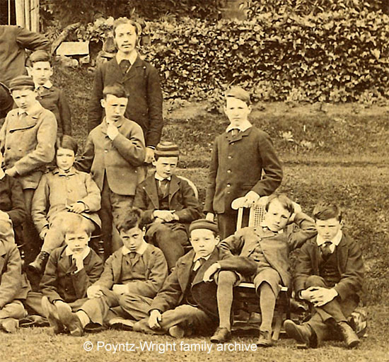 1879. The house, pupils and staff - part
