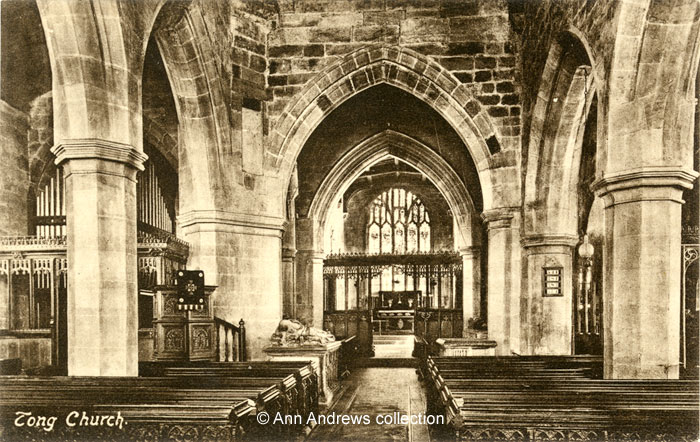 St. Bartholemew's Parish Church, Tong, Shropshire - interior